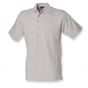 Henbury Polo m.courtes maille piqué HENBURY heather_grey