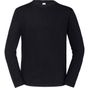 fruit of the loom Iconic 195 Ringspun Premium Long Sleeve T black