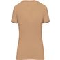 WK Designed To Work T-shirt Day To Day manches courtes femme camel/black