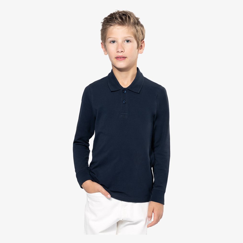 Polo manches longues enfant Kariban