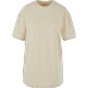 Build Your Brand Ladies Oversized Boyfriend Tee sand