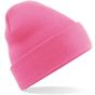 Beechfield Bonnet Original à revers true_pink