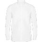 Henbury Men's modern l/s oxford shirt – regular fit white
