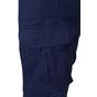 Velilla Pantalon multipoches en coton stretch navy