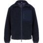 Front Row Recycled sherpa fleece navy