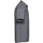 Russell Chemise en Popeline Polyester/Coton classique manches courtes homme convoy_grey