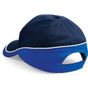 Beechfield Casquette de compétition Teamwear french_navy/bright_royal/white