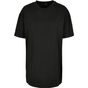 Build Your Brand Ladies Oversized Boyfriend Tee black