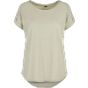 Build Your Brand Ladies Long Slub Tee soft_salvia