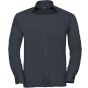 Russell Chemise en Popeline Polyester/Coton classique manches longues homme french navy