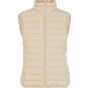 New Morning Studios Ladies light puffer vest sand