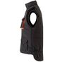 Velilla Gilet matelassé bicolore multipoches black/orange