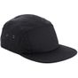 Beechfield Casquette en toile 5 panneaux black