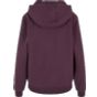 Build Your Brand Ladies Fluffy Hoody Plum purple