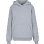 Build Your Brand Ladies Fluffy Hoody Heather grey