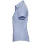 Russell Chemise à chevrons cintrée manches courtes femme light_blue