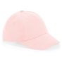 Beechfield Casquette à 5 panneaux pour enfant en coton biologique powder_pink