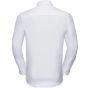 Russell Chemise à chevrons cintrée manches longues homme white
