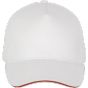 K-up Casquette - 5 panneaux white/red