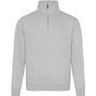 AWDis Just Hoods Sophomore 1/4 zip sweat heather_grey