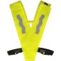 Korntex Kids Hi-Vis safety collar Haiti with safety clasp Signal yellow