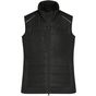 James&Nicholson Ladies´ Hybrid Vest black/black