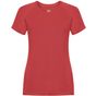 fruit of the loom Performance T Lady-Fit - rouge - M