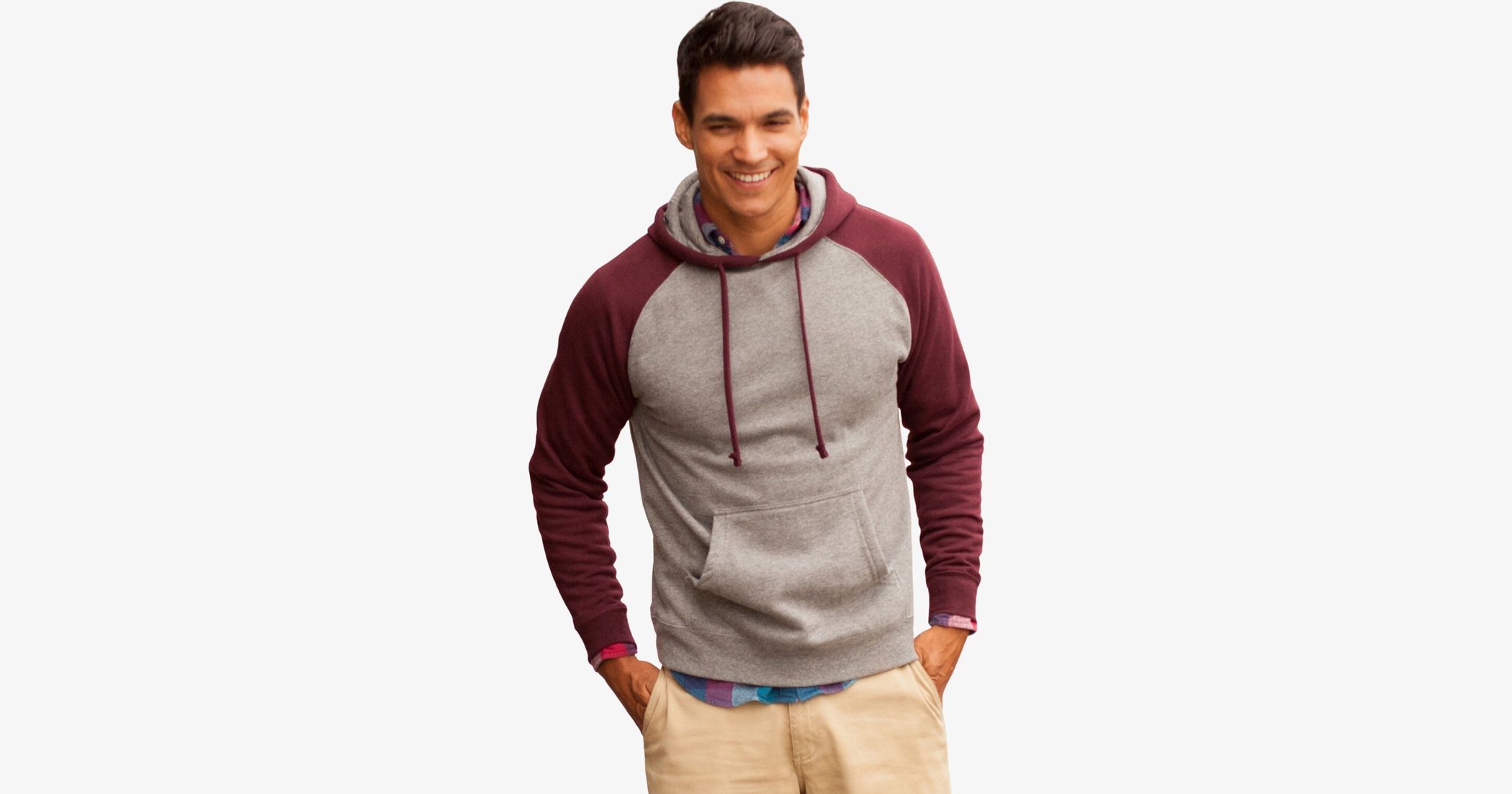 Independent Men´s Lightweight Raglan Hooded Pullover