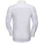 Russell Collection Men’s long sleeve fitted stretch shirt white