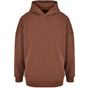 Build Your Brand Oversized Cut On Sleeve Hoody bark