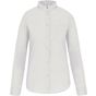 Kariban Chemise col mao manches longues femme white