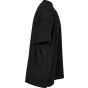 Build Your Brand Oversized Mock Neck Tee black