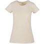 Build Your Brand Basic Ladies Basic Tee - sand - 5XL