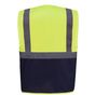 yoko Gilet multifonction haute visibilité hi_vis_yellow/navy