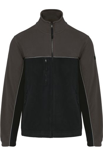 Image produit Veste micropolaire bicolore écoresponsable unisexe