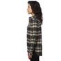 Burnside Women's Woven Plaid Flannel Shirt khaki_check