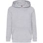 fruit of the loom Kids Classic Hooded Sweat sport_grey