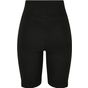 Build Your Brand Ladies High Waist Cycle Shorts black