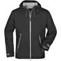 James&Nicholson Men´s Outdoor Jacket black/silver