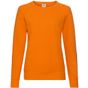 fruit of the loom Lightweight Raglan Sweat Lady-Fit orange