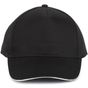 K-up Casquette avec sandwich contrasté - 5 panneaux  black/white