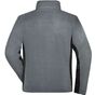 James&Nicholson Men´s Workwear Fleece Jacket -STRONG- carbon/black