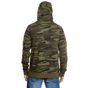 Burnside Full Zip Camo Hooded Fleece Jacket green_camo