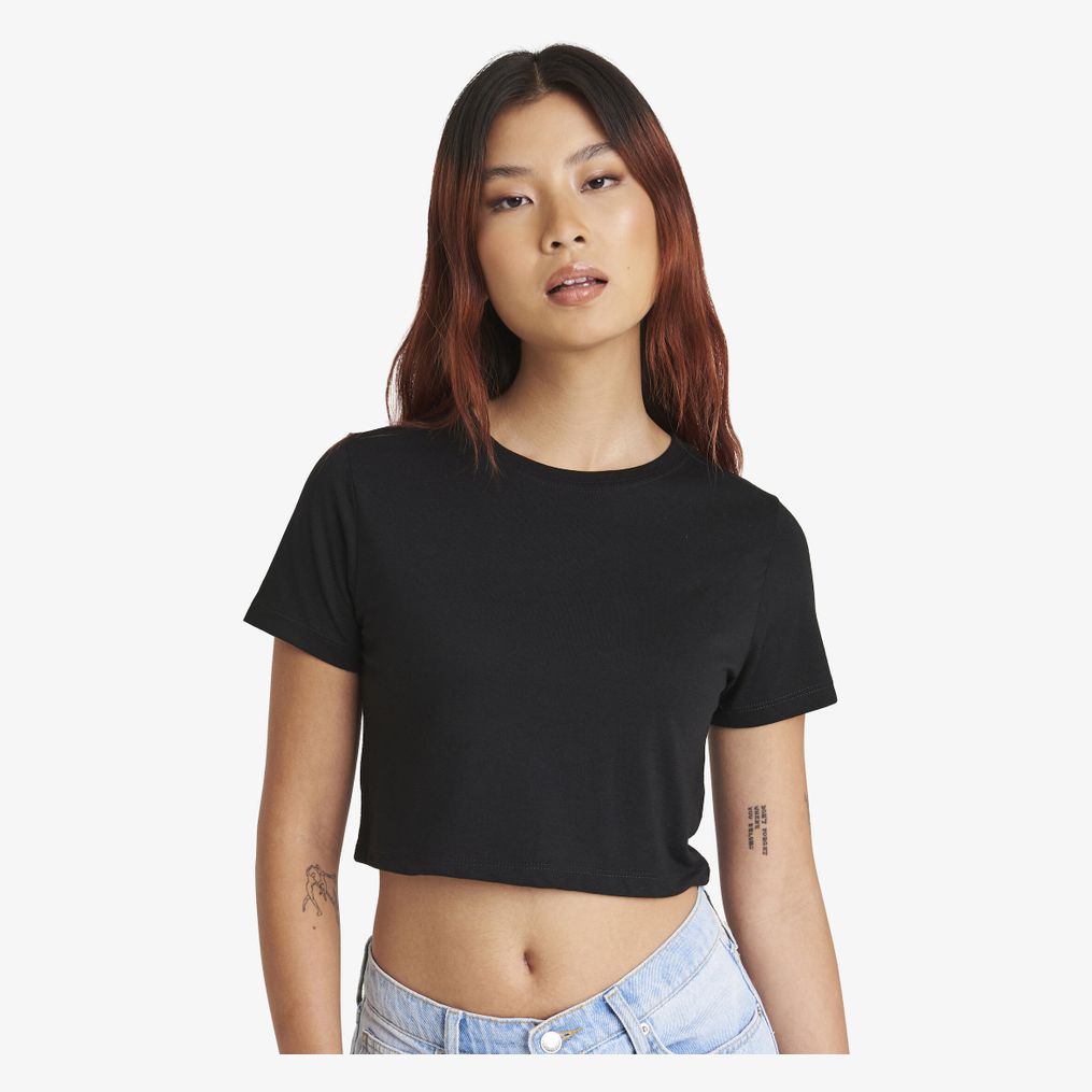 Women's Tri-Blend Cropped T Awdis just ts