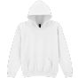 Gildan Heavy Blend Youth Hooded Sweat white