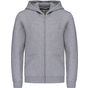 kariban Sweat-shirt capuche zippé enfant - oxford_grey - 10/12