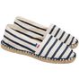Kariban Espadrilles unisexe natural/navy_stripe