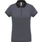 ProAct Polo piqué performance femme sporty_grey/black