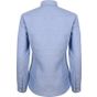 Henbury Ladies' modern s/s oxford shirt - regular fit blue