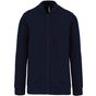 Kariban Veste molleton zippée homme navy